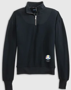 Hot Women's Ryder Cup Naomi Rib Knit 1/4 Zi Women Ryder Cup|Ryder Cup