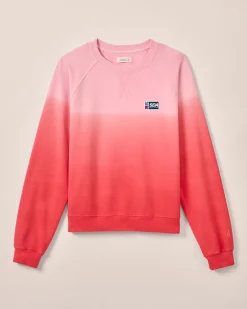 Clearance Women's SDA Sophia Lightweight Terry Crewneck Sweatshirt Squash Doubles Association